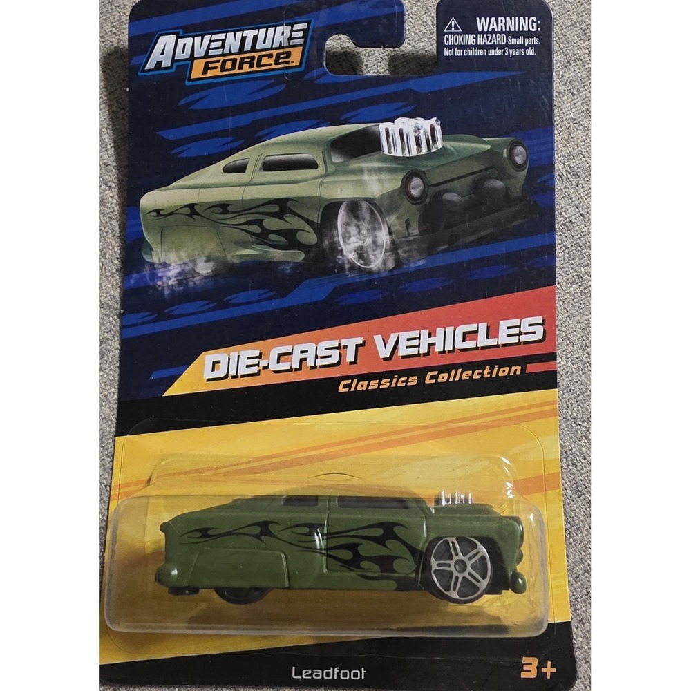 Adventure Force Classics Collection Leadfoot Diecast Car Green/Black Unopened